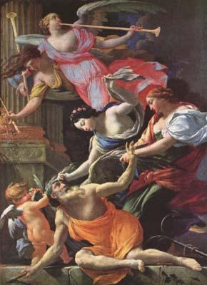 Simon Vouet Saturn,conquered by Amor (mk08) Germany oil painting art